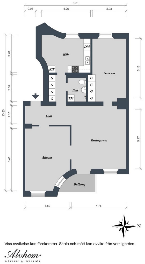 immobilier Appartement 3413
