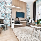 Appartement Traite de la dynamique Apartment à Budapest avec Custom Made Design