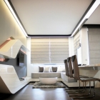 Appartement Approche futuriste à domicile privé en Bulgarie par BOZHINOVSKI DESIGN