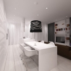 Appartement Appartement minimaliste en Pologne inspiré par le Design scandinave