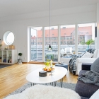 Appartement Compact appartement mansardé avec un superbe Design Simple en Suède