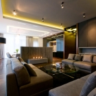 Appartement Mélange moderne de matériaux et de Textures définissant Varsovie spacieux appartement