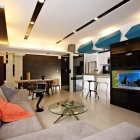 Appartement Garçonnière moderne inspirant une vie confortable