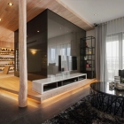 Appartement Élégant appartement d'americaine à Taipei présentant des idées de Design futuriste