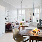 Appartement Petit appartement à Göteborg présentant un agencement ingénieux