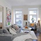 Appartement Acceuillant appartement suédois avec foyer au bois charmant