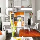 Appartement Petit Loft avec des espaces lumineux et vivement colorées