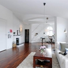 Appartement Élégant, beau et Design inspirant dans un appartement blanc
