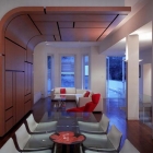 Appartement Unité incurvé en cuir, un outil Original de Design d'intérieur