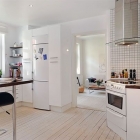 Appartement Rénovations plates : Appartement minimaliste suédois s'avère moderne