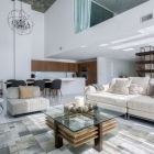 Appartement Luxueux appartement de deux niveaux à Miami, renforcée par la diversité texturale