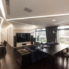 Appartement Niveau élevé d'interactivité exsudée par élégant maison moderne à Taïwan