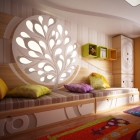 Chambre Original pour enfants ’ s chambre Design présentant des couleurs vibrantes et Textures