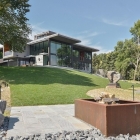 Maison Conception de la maison moderne, aux Etats-Unis, reflétant la Grandeur : Edgewater résidence