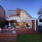 Maison Superbe résidence moderne affichant une façade asymétrique intéressante à Sydney