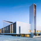 Maison Retraite religieuse en Norvège avec une piscine baptismale : Egersund Orstad église