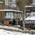 Maison Nouvelle maison dans des tons neutres avec vue panoramique sur les Alpes par Gogl Architekten