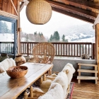 Maison Ancienne ferme transformée en Chalet sophistiqué, mais Bohème dans les Alpes
