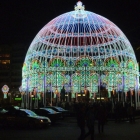 Maison 30 000 lumières LED astucieusement utilisés pour créer le dôme spectaculaire aux pays-bas