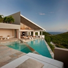 Maison Géométrie distincte et passionnant des Caraïbes vues : 100 Pond Bay immobilier