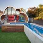 Maison Extrusion en forme de nuage en annexe contemporaine à la maison édouardienne en Australie