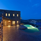 Maison Architecture rocheuse répond aux sensations ultimes vacances à Mykonos, Grèce