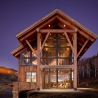 Maison Invitant les éco-Lodge dans le Colorado : roseau résidence