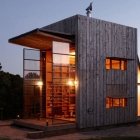 Maison Cabane petit, intelligent & facilement déplaçable sur le littoral de la Nouvelle-Zélande