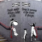 Maison IKEA favorise la Milan Design Week si Banksy a inspiré au pochoir affiches [vidéo]