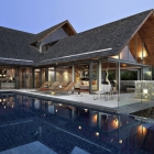 Maison Villa en Thaïlande, combinant des meubles asiatiques avec un niveau de confort élevé