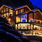 Maison Spectaculaire Chalet en Suisse, je regarde sur le Mont Cervin emblématique