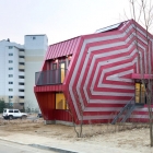 Maison Forme irrégulière résidence familiale en Corée du Sud : maison de Lollipop