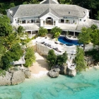 Maison Maison de printemps Cove à la Barbade construite sur un récif Pierre falaise