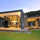 Maison De verre murs et idées intelligentes de réduction énergétique : Dulieu résidence en Nouvelle Zélande
