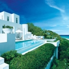 Maison Villa sophistiqué à Anguilla, au-dessus la mer des Caraïbes