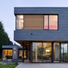 Maison Design d'intérieur que se caractérise par la géométrie Shifting planchers à Seattle