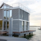 Maison La vie sur l'eau : modulaire habitation Aqua en Allemagne