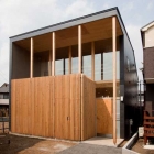 Maison Structure résidentielle en bois au Japon avec des détails intéressants