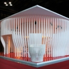 Maison Soufflant dans le pavillon de vent avec des formes curvilignes par Riccardo Giovanetti