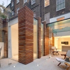 Maison Terrasse moderne bois et verre par les architectes de DOS