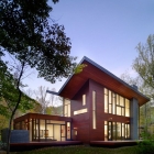 Maison Maison contemporaine intégrée dans la Nature : la résidence de Harkavy