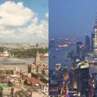 Maison Then and Now : sidérants de Transformation des 20 ans du quartier de Lujiazui, Shanghai