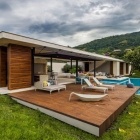 Maison Maison de campagne moderne durable en dessin de Colombie dans le paysage