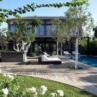 Maison Inspirant résidence privée offrant l'ombre sous le soleil israélien