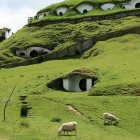 Maison Mignon Seigneur des anneaux Hobbit maisons en Nouvelle Zélande