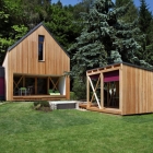 Maison Maison en bois moderne, un moyen confortable de Escape