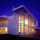 Maison Belle maison de plage blanche en Californie