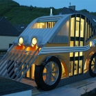 Maison Incroyable Maison Compact façonné comme une Automobile