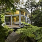 Maison Maison de verre contemporain à Sydney, Australie