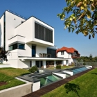 Maison Formes cubiques et confort moderne près de Cracovie, Pologne : maison XV